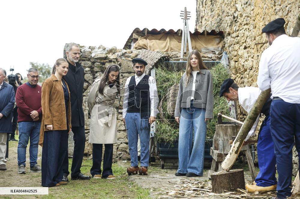 Spanish Royals Visit Valdesoto,  Exemplary Town of Asturias Award 2025 - Spain