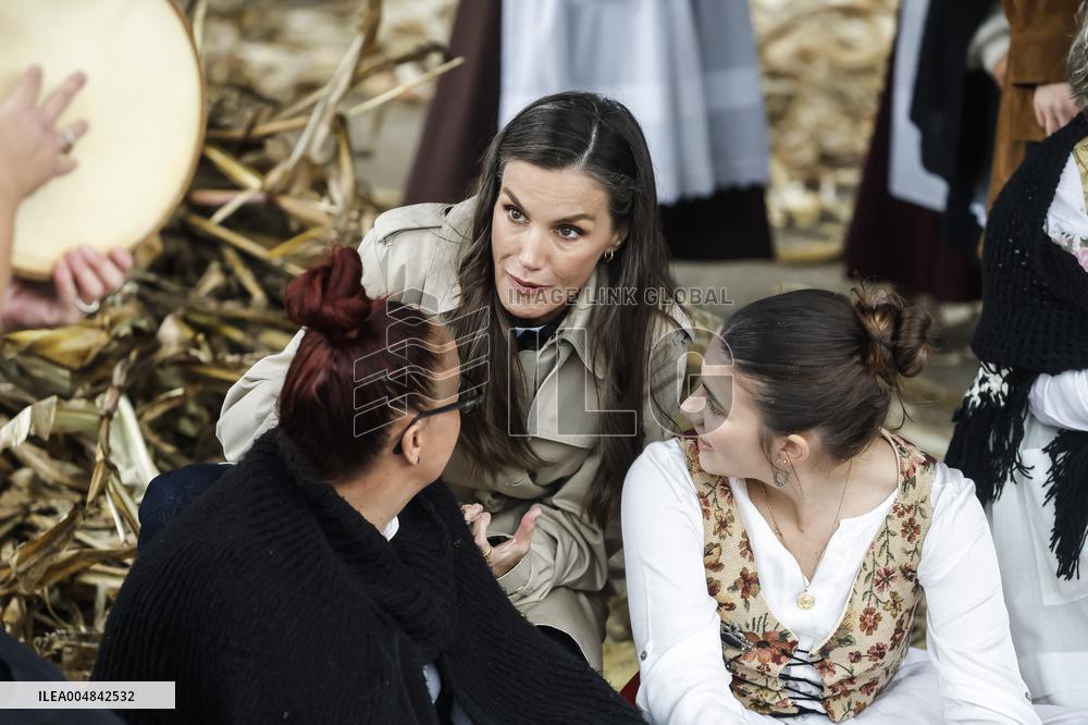 Spanish Royals Visit Valdesoto,  Exemplary Town of Asturias Award 2025 - Spain