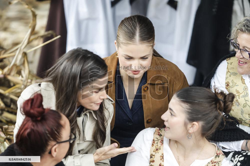 Spanish Royals Visit Valdesoto,  Exemplary Town of Asturias Award 2025 - Spain