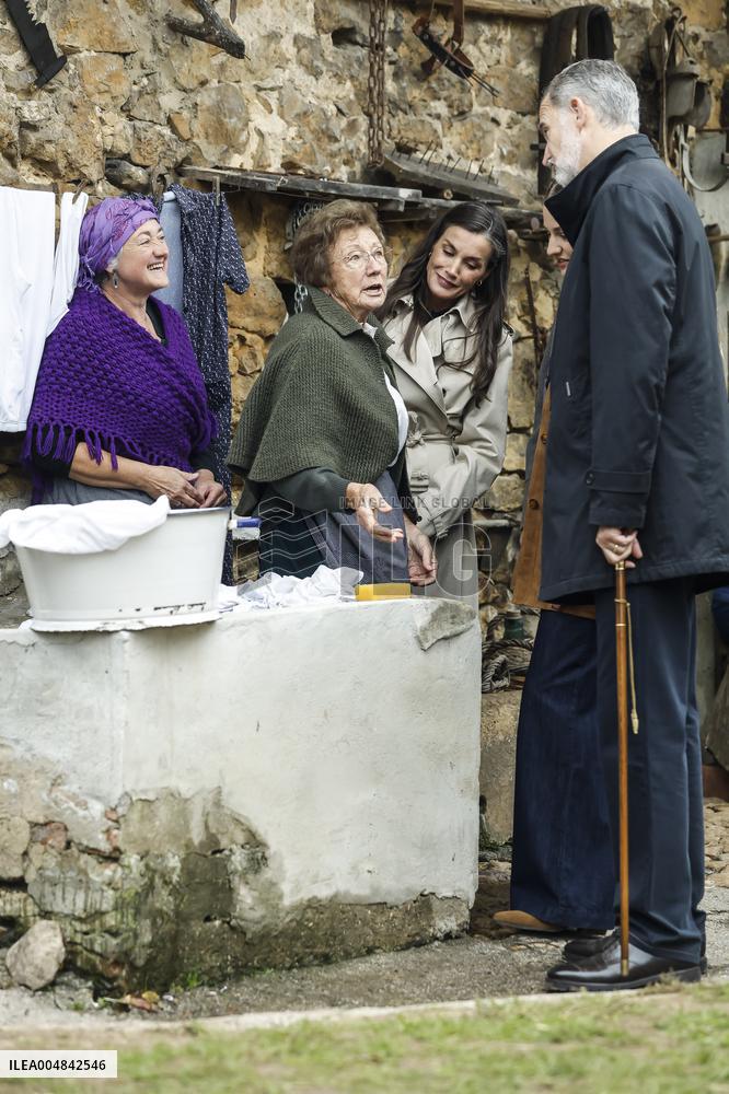 Spanish Royals Visit Valdesoto,  Exemplary Town of Asturias Award 2025 - Spain