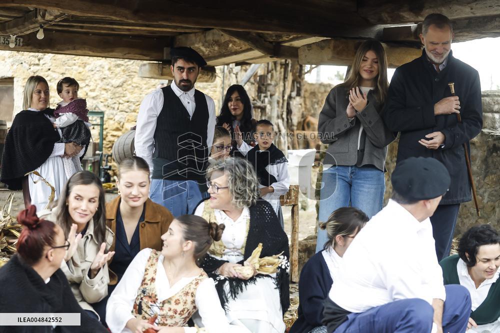 Spanish Royals Visit Valdesoto,  Exemplary Town of Asturias Award 2025 - Spain