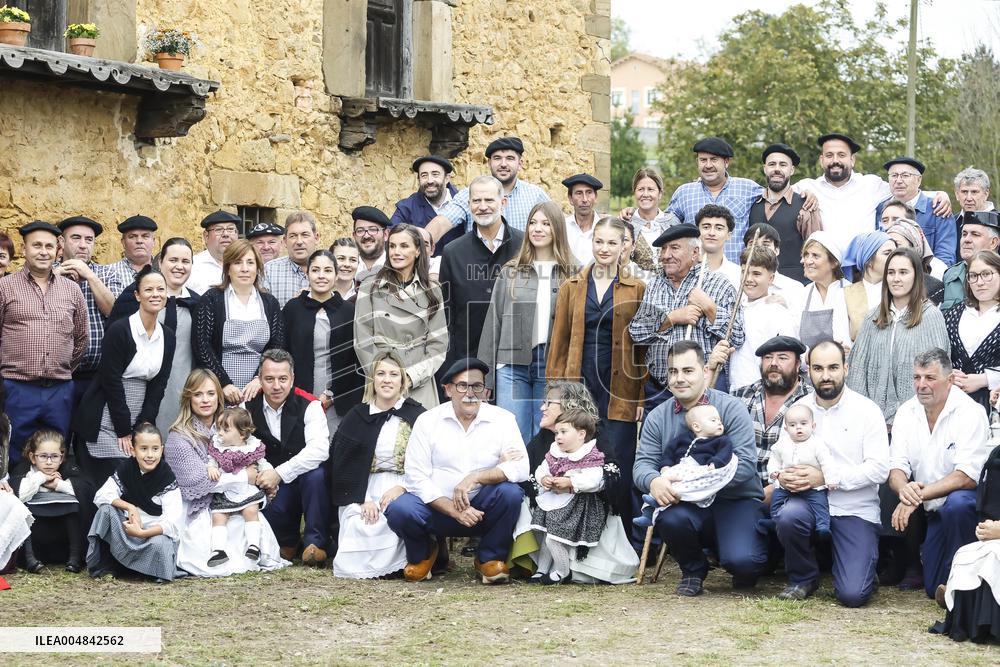 Spanish Royals Visit Valdesoto,  Exemplary Town of Asturias Award 2025 - Spain