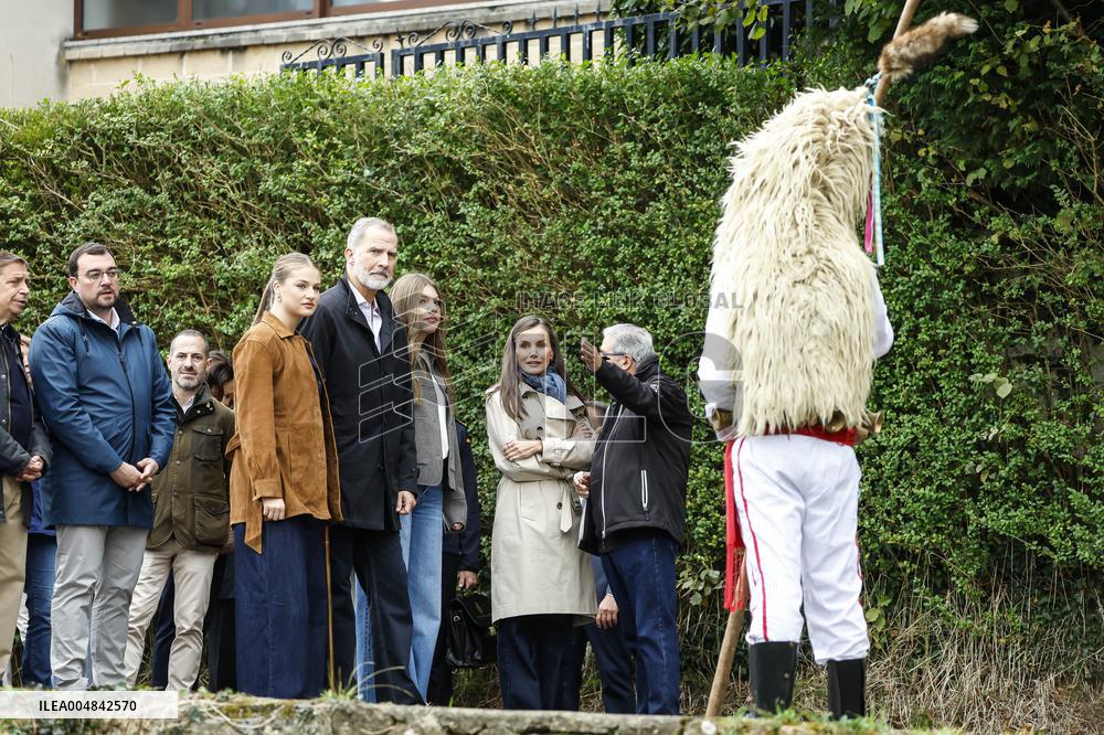 Spanish Royals Visit Valdesoto,  Exemplary Town of Asturias Award 2025 - Spain