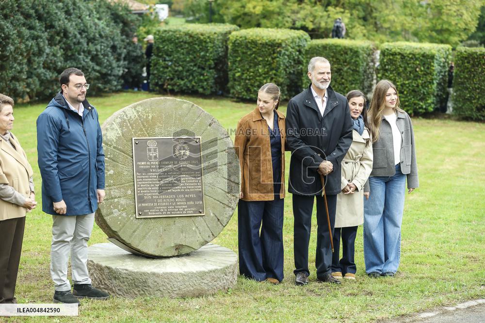 Spanish Royals Visit Valdesoto,  Exemplary Town of Asturias Award 2025 - Spain
