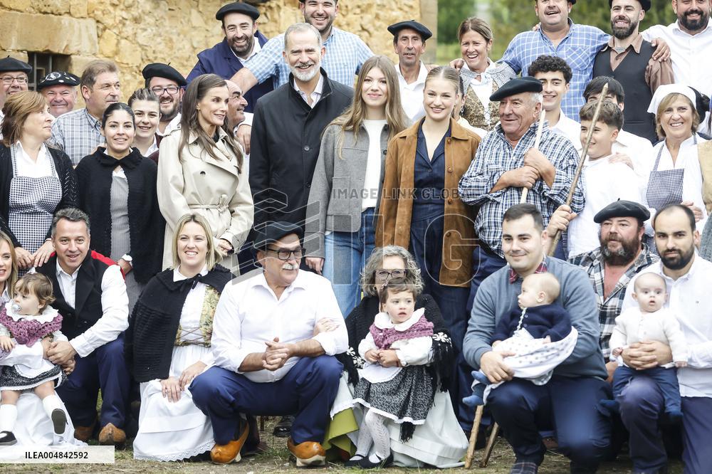 Spanish Royals Visit Valdesoto,  Exemplary Town of Asturias Award 2025 - Spain