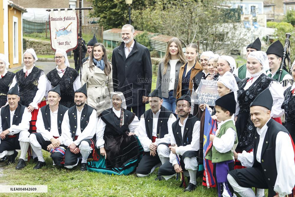 Spanish Royals Visit Valdesoto,  Exemplary Town of Asturias Award 2025 - Spain