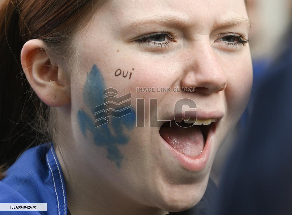 Independence March in Montreal - Canada