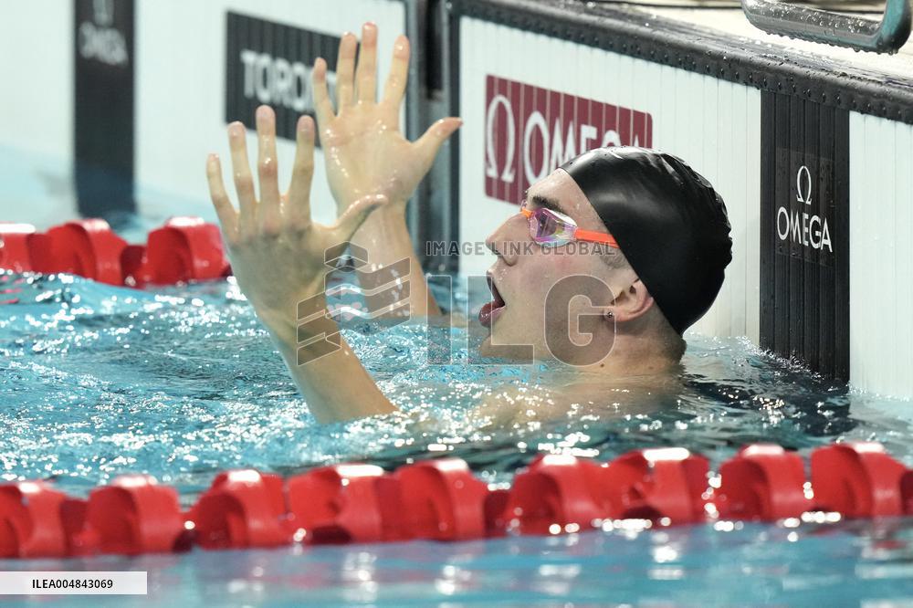 Caspar Corbeau Sets New 200m Breaststroke World Record - Toronto