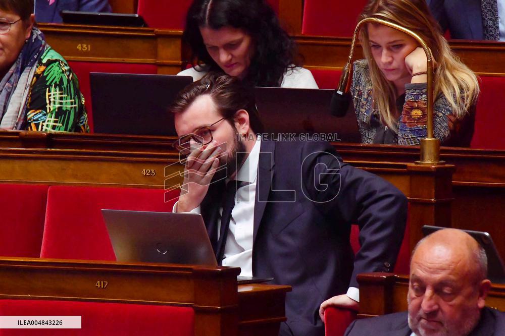 2026 State Budget Debate At French National Assembly - Paris