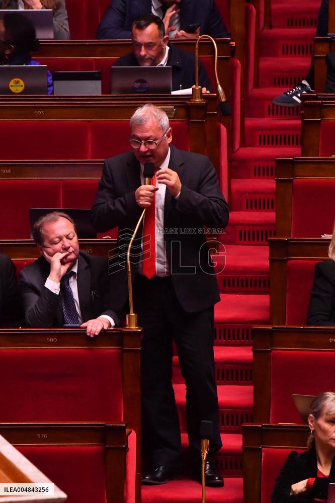 2026 State Budget Debate At French National Assembly - Paris
