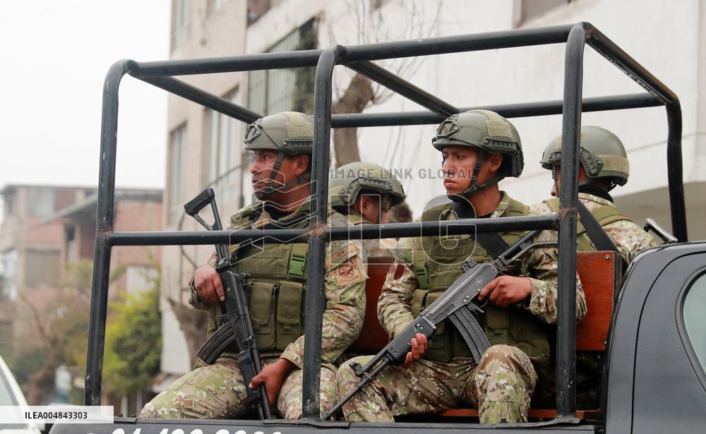 State of Emergency in Peru - Lima