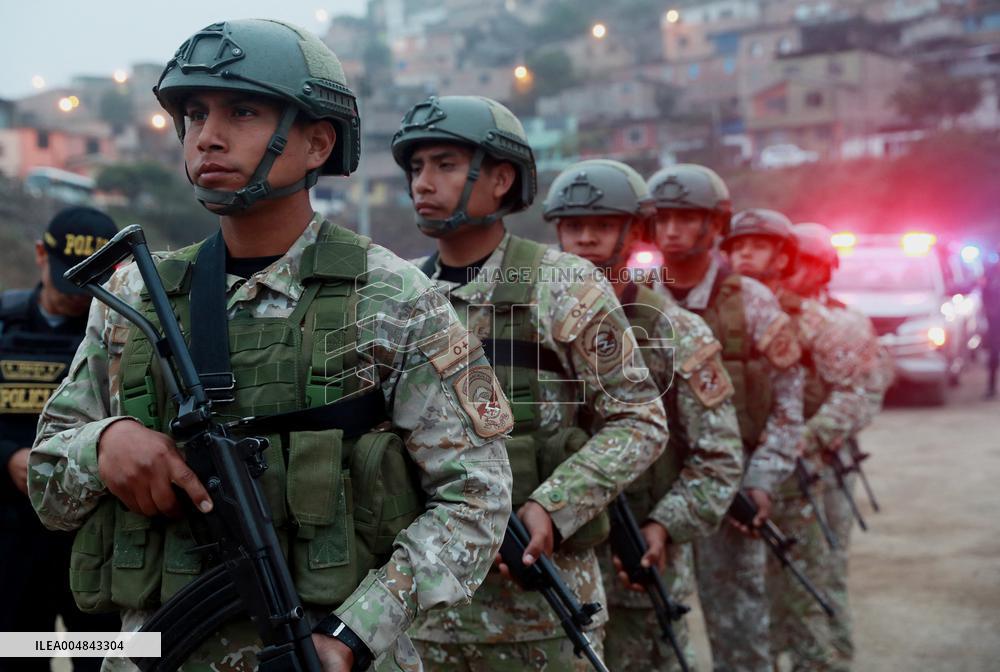 State of Emergency in Peru - Lima