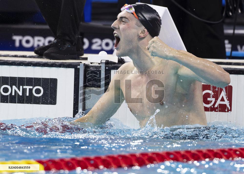 Caspar Corbeau Sets New 200m Breaststroke World Record - Toronto