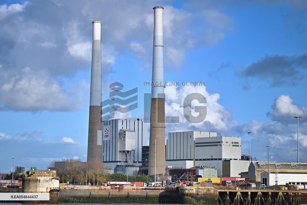 Illustrations Le Havre view from the coast