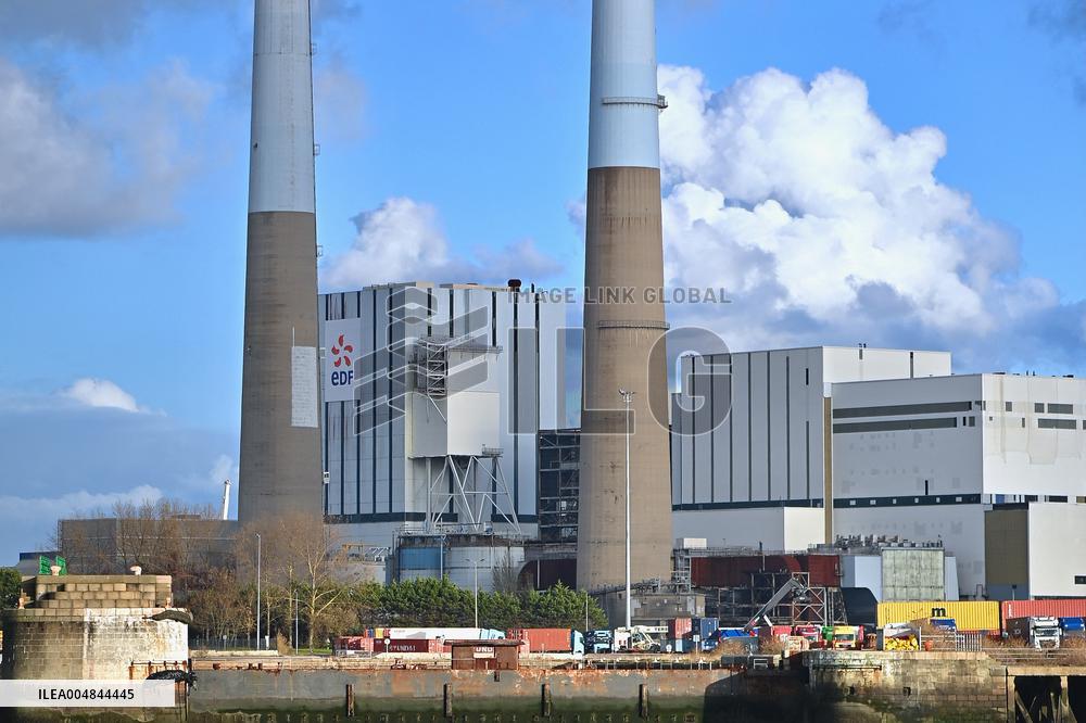 Illustrations Le Havre view from the coast