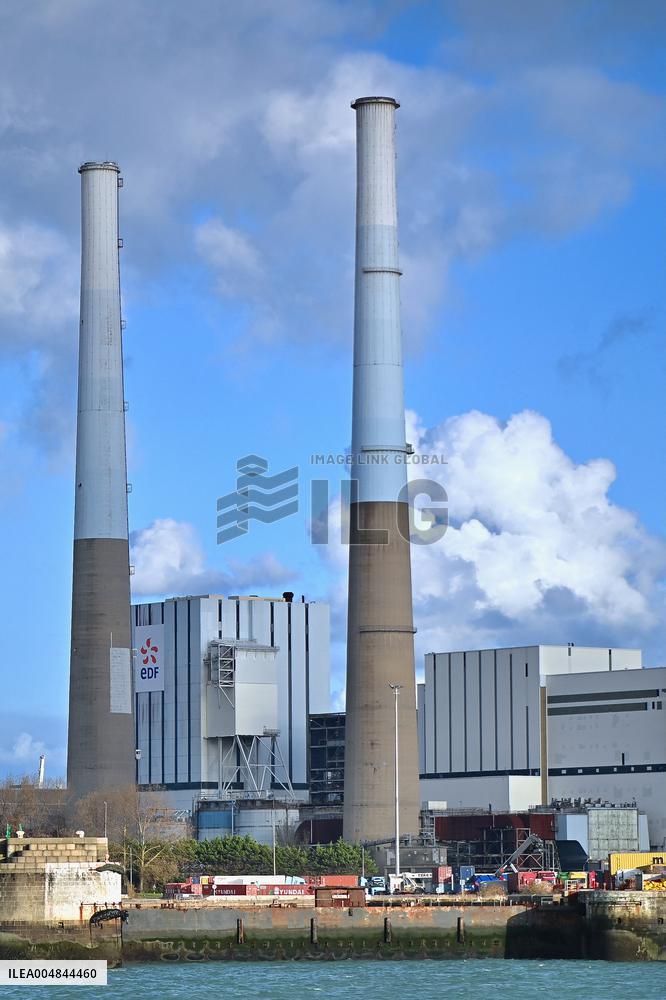 Illustrations Le Havre view from the coast