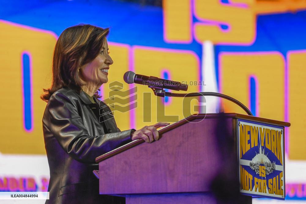 Hochul Remarks at the Zohran Mamdani ‘NYC is Not for Sale’ Rally