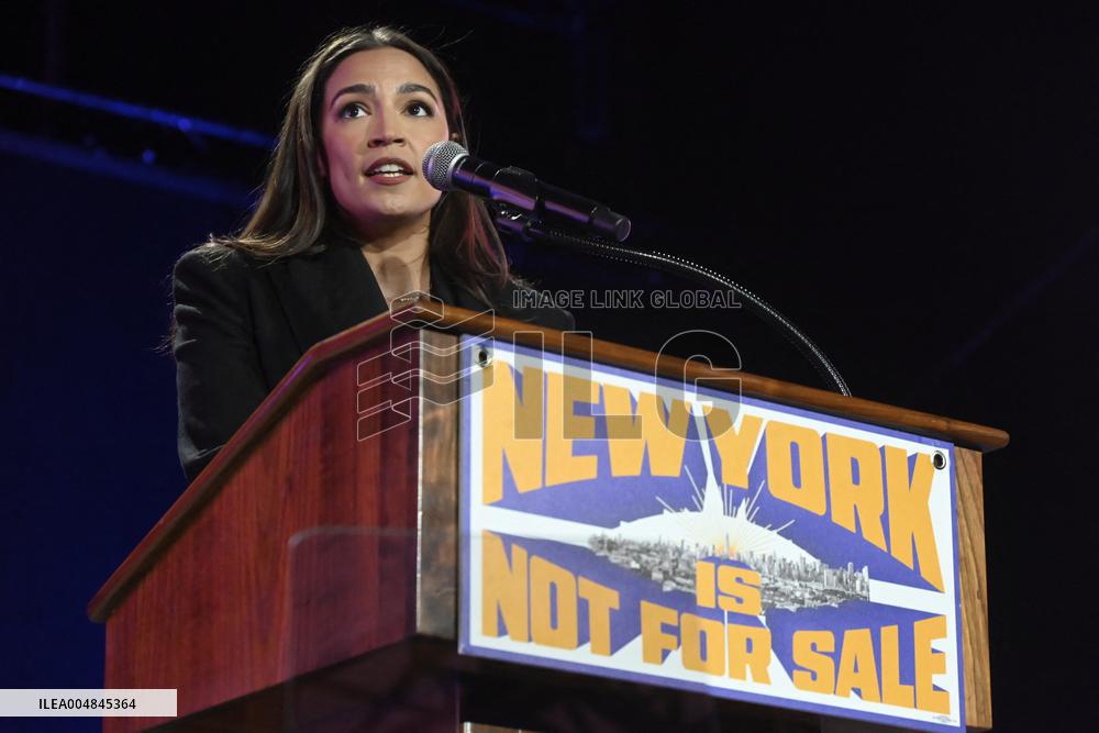 Alexandria Ocasio-Cortez Remarks at the Zohran Mamdani ‘NYC is Not for Sale’ Rally