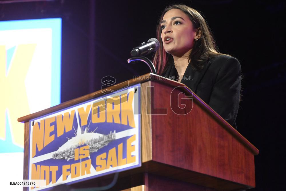 Alexandria Ocasio-Cortez Remarks at the Zohran Mamdani ‘NYC is Not for Sale’ Rally