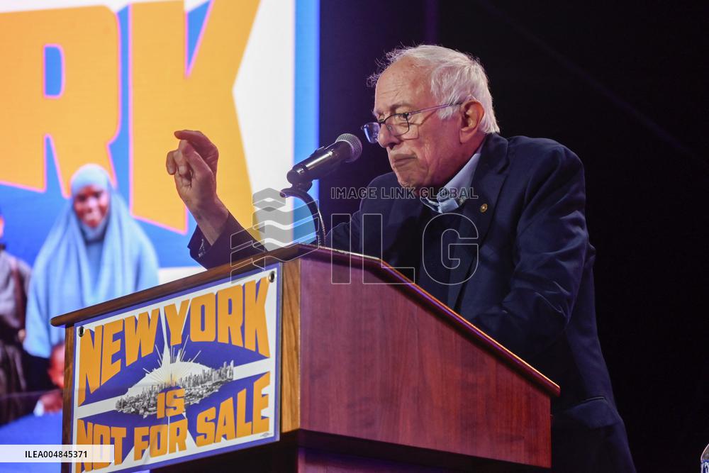 Bernie Sanders Remarks at the Zohran Mamdani ‘NYC is Not for Sale’ Rally