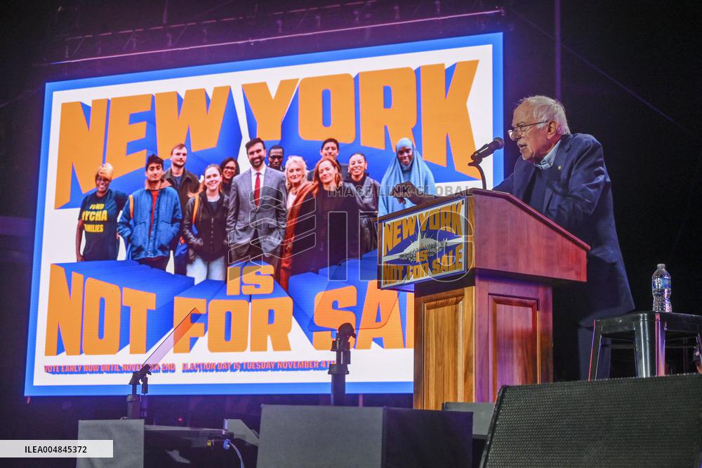 Bernie Sanders Remarks at the Zohran Mamdani ‘NYC is Not for Sale’ Rally