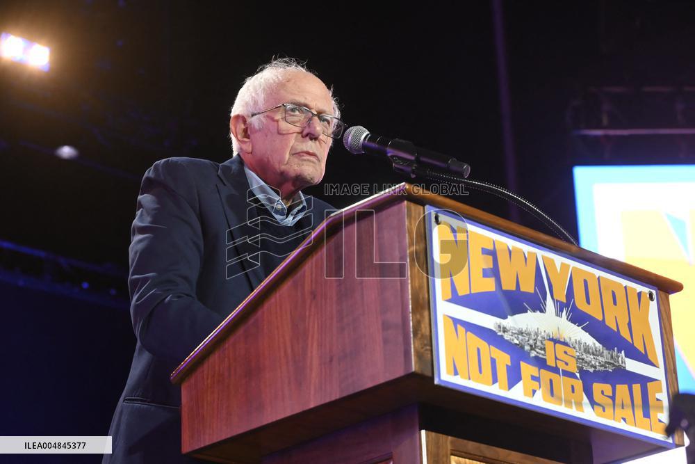 Bernie Sanders Remarks at the Zohran Mamdani ‘NYC is Not for Sale’ Rally