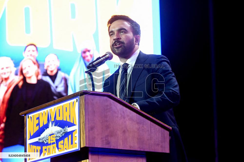 Zohran Mamdani Remarks at the Zohran Mamdani ‘NYC is Not for Sale’ Rally