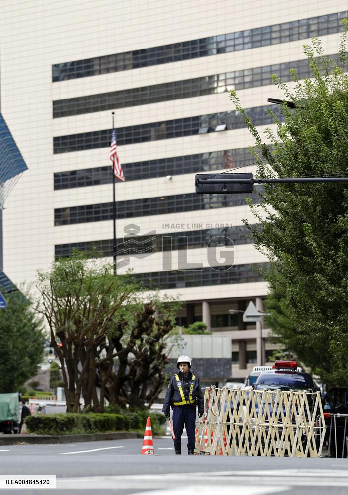 Security tightened for U.S. President Trump's visit