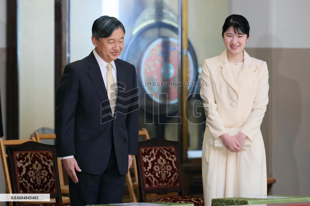 Japan emperor at gagaku concert