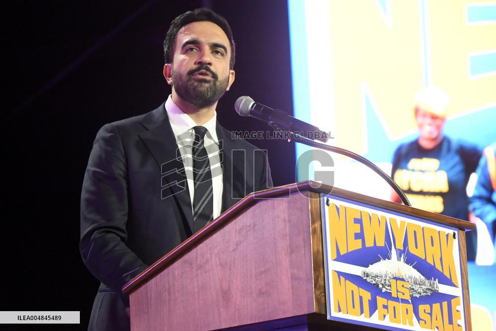 Zohran Mamdani Remarks at the Zohran Mamdani ‘NYC is Not for Sale’ Rally