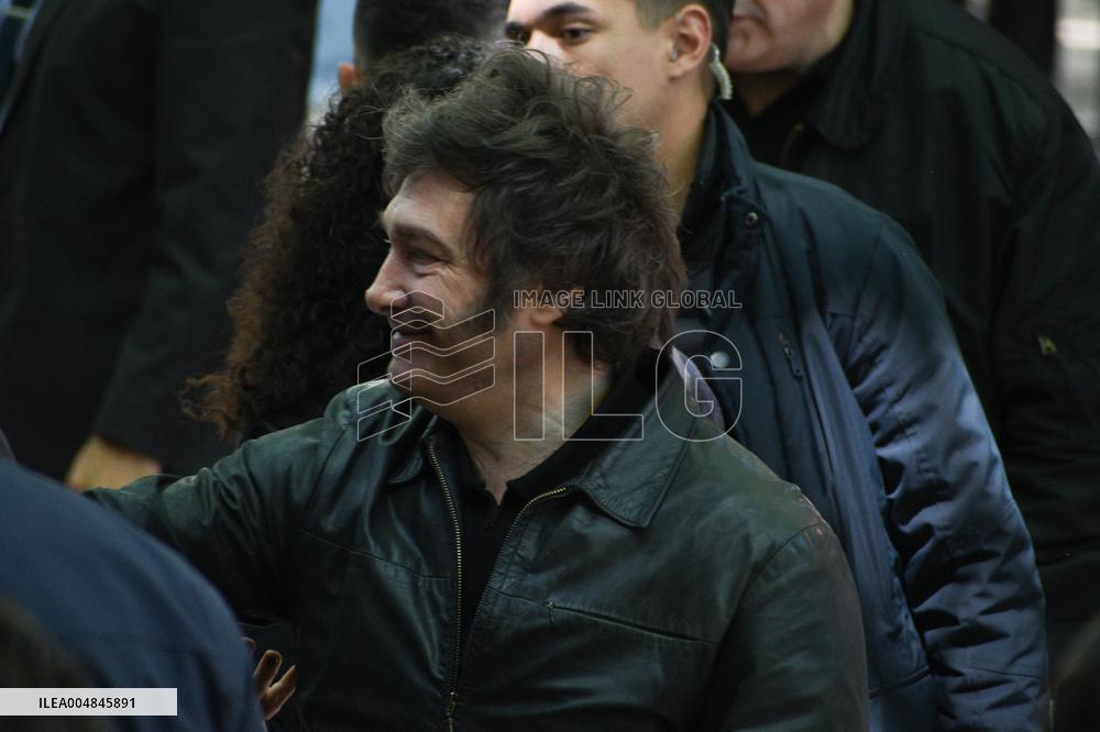 President Javier Milei Votes In The Legislative Elections - Argentina
