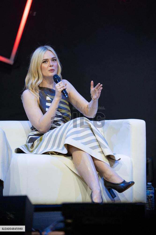 Elle Fanning At MCM Comic Con London Panel - London