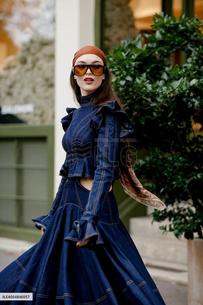 PFW - Zimmermann Street Style