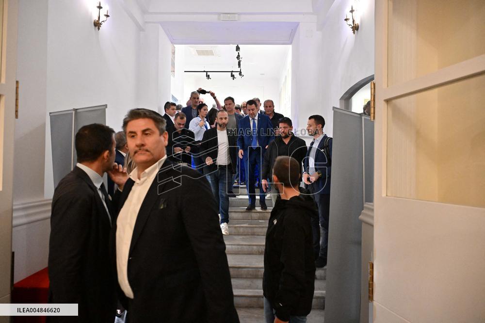 Naples: Matteo Salvini backs Edmondo Cirielli as regional candidate