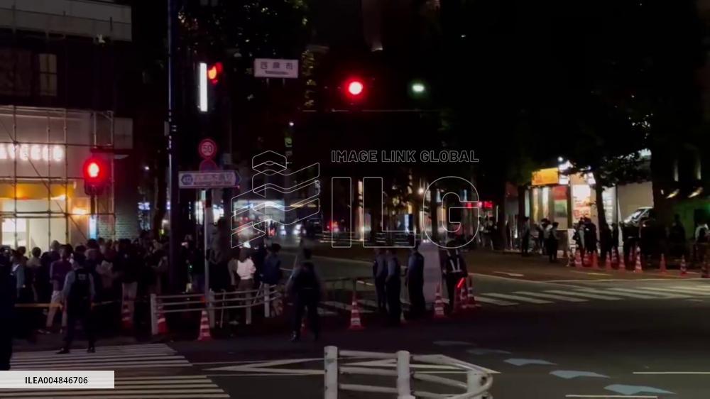 Japan: Trump Convoy Travels Through Tokyo Under Heavy Security