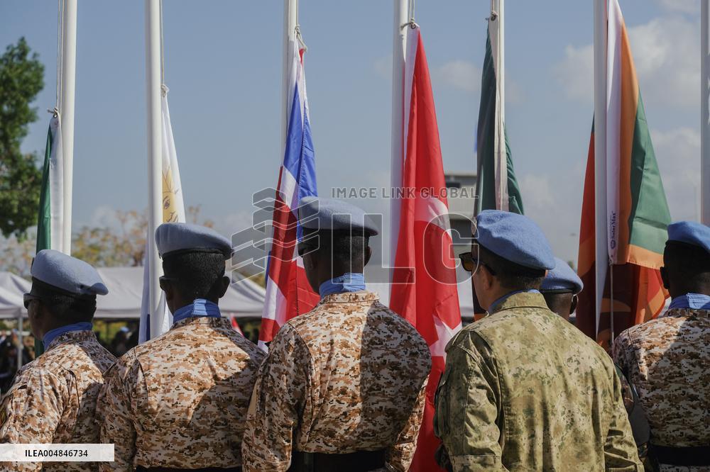 Lebanese FM Tours UNIFIL HQ