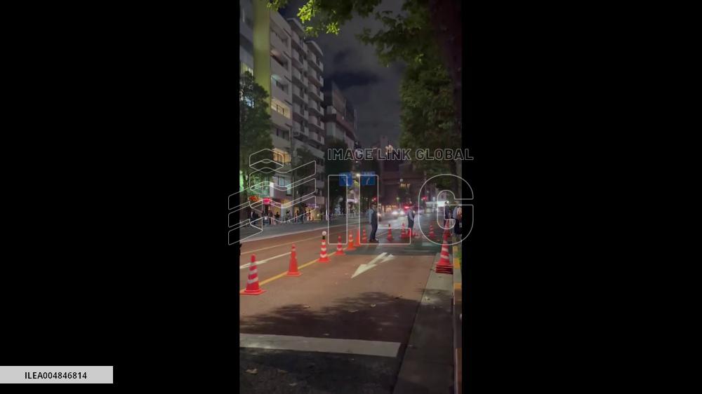 Japan: Trump Convoy Travels Through Tokyo Under Heavy Security 2