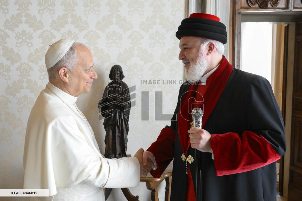 Pope Leo XIV Meets Mar Awa III, Catholicos-Patriarch - Vatican