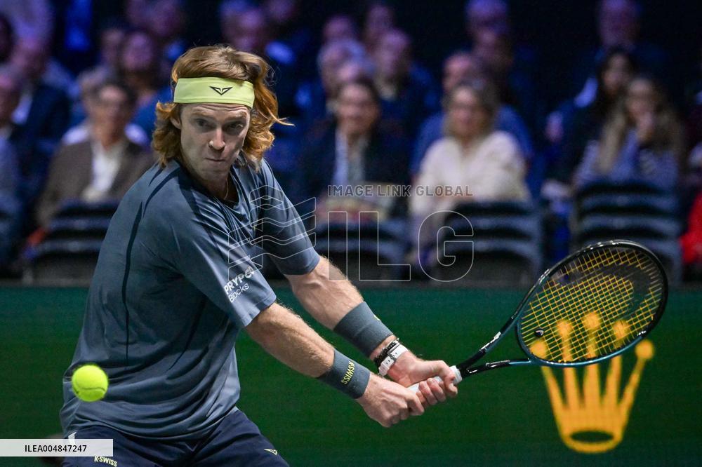 Andrey Rublev competes at Rolex Paris Masters 2025 in Paris FA