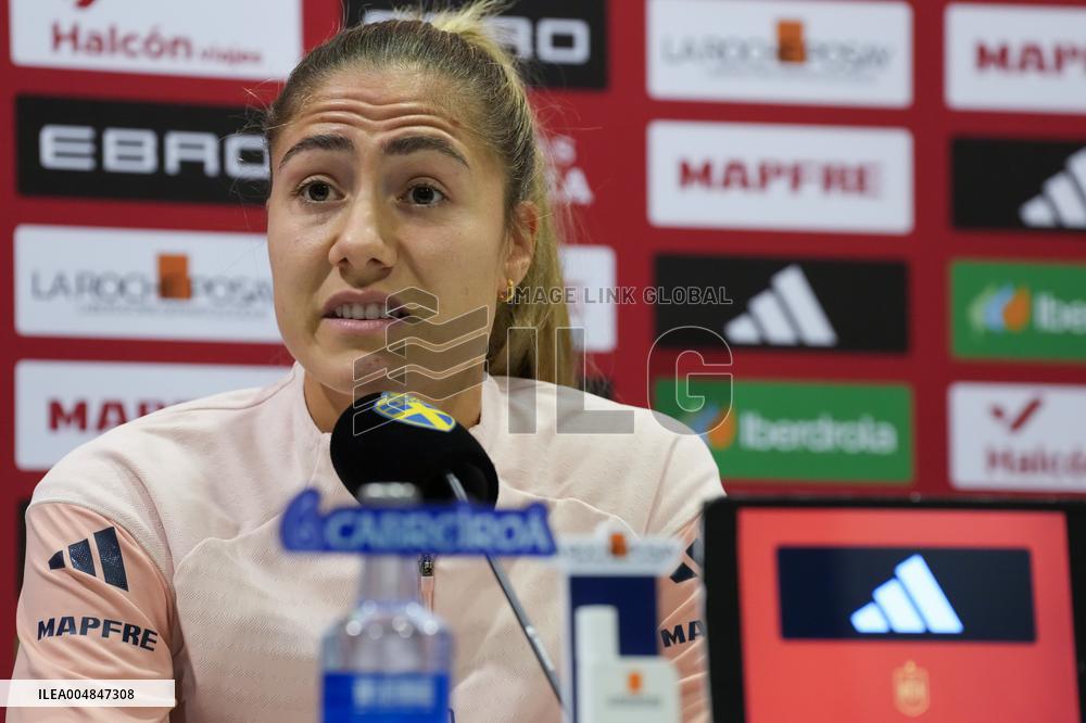 PRESS CONFERENCE SPAIN WOMEN'S NATIONAL TEAM