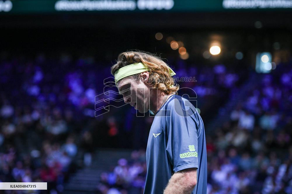 Andrey Rublev competes at Rolex Paris Masters 2025 in Paris FA