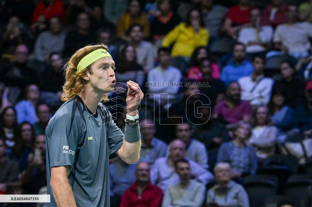 Andrey Rublev competes at Rolex Paris Masters 2025 in Paris FA