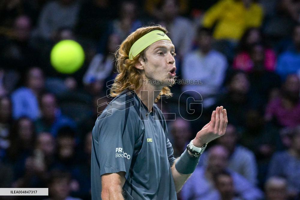 Andrey Rublev competes at Rolex Paris Masters 2025 in Paris FA