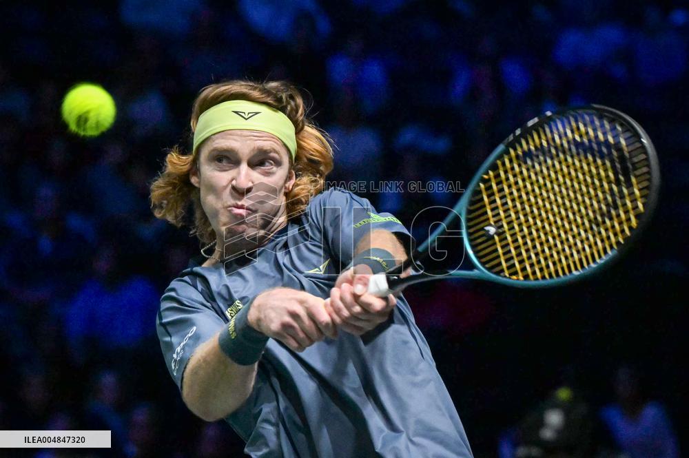 Andrey Rublev competes at Rolex Paris Masters 2025 in Paris FA