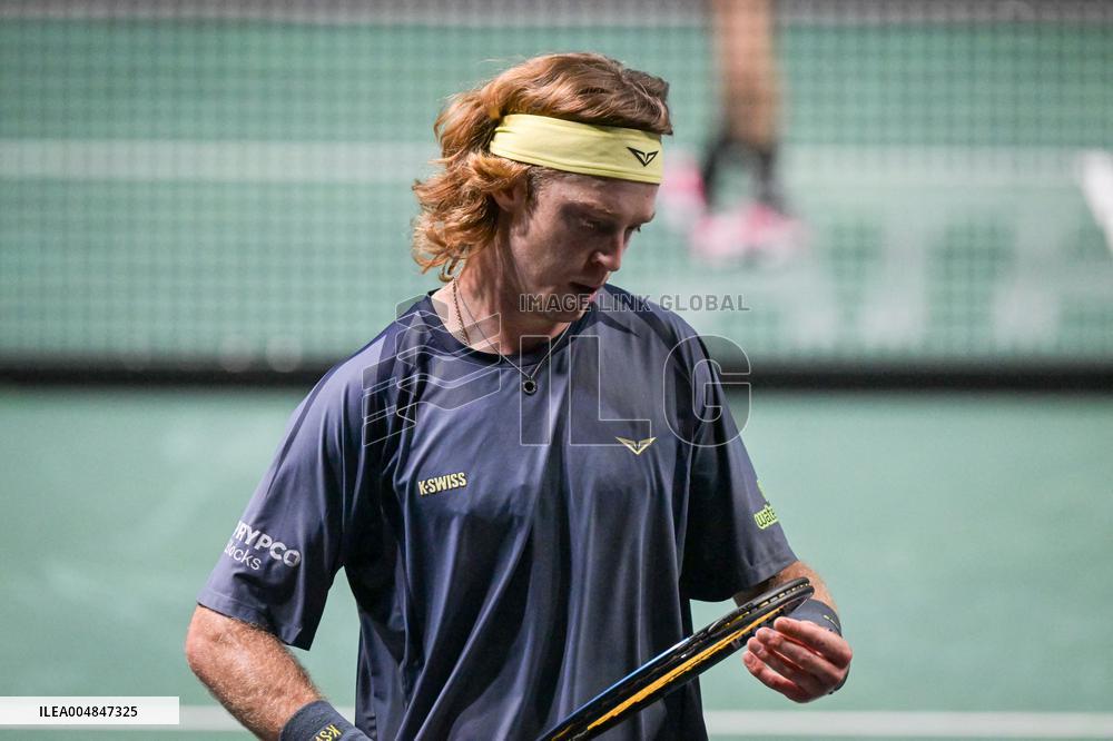 Andrey Rublev competes at Rolex Paris Masters 2025 in Paris FA
