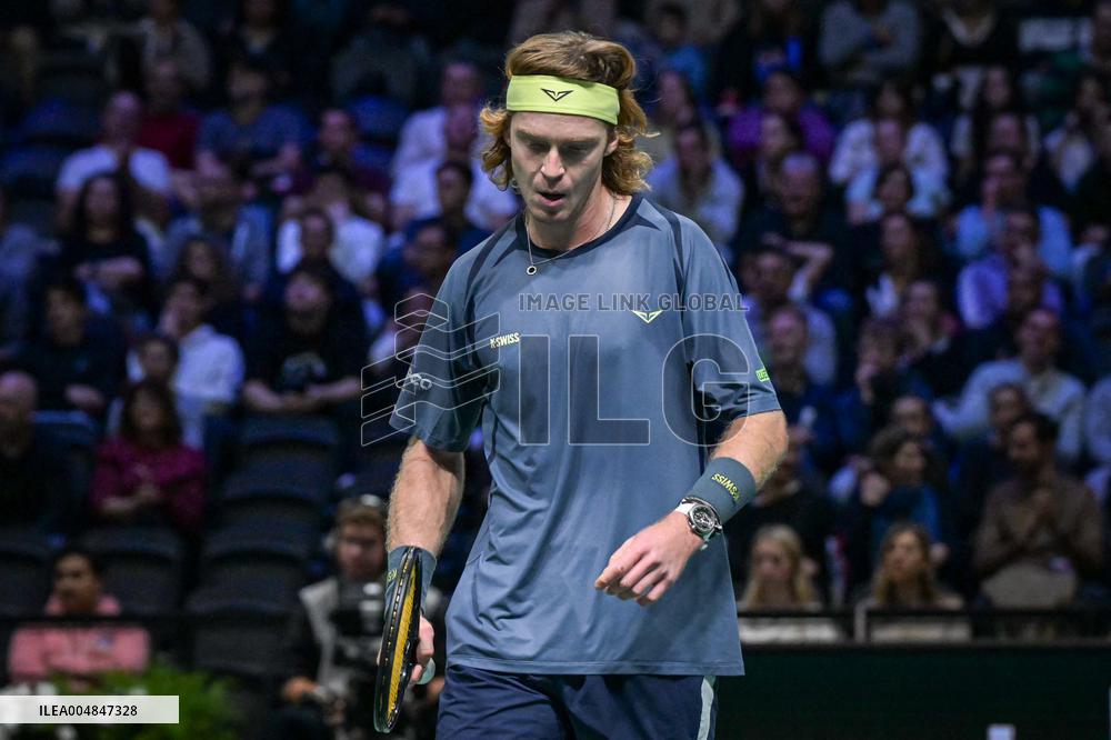 Andrey Rublev competes at Rolex Paris Masters 2025 in Paris FA