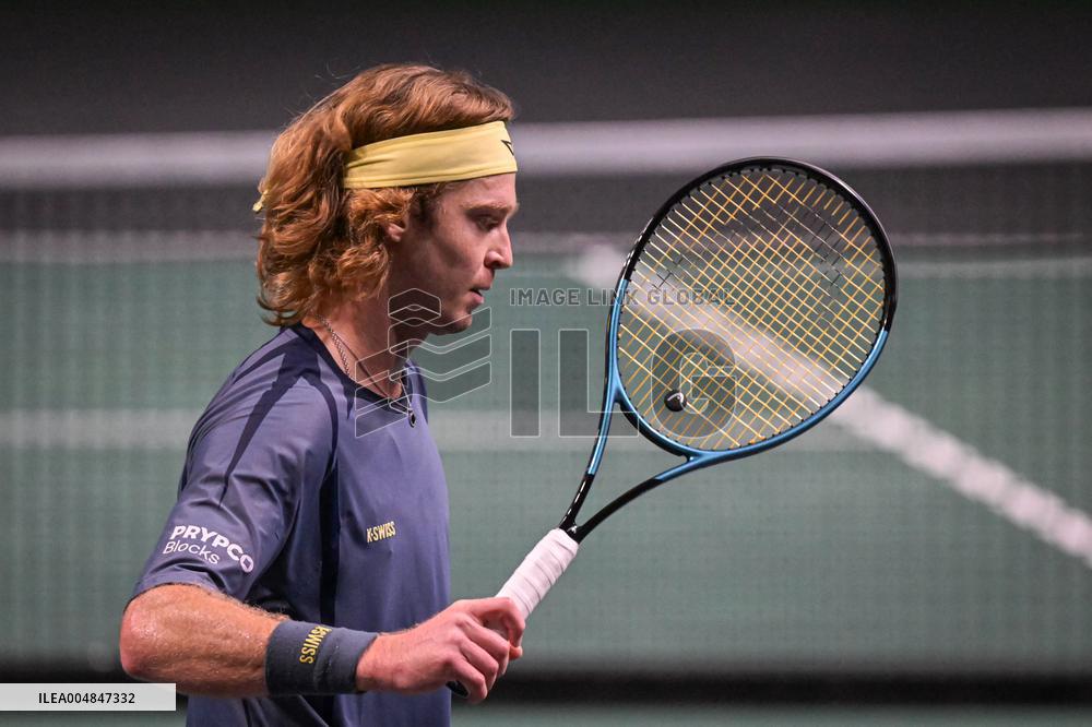 Andrey Rublev competes at Rolex Paris Masters 2025 in Paris FA