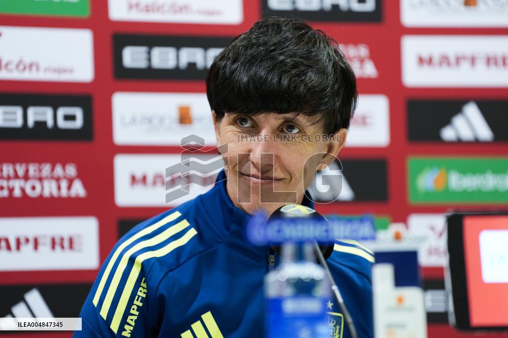PRESS CONFERENCE SPAIN WOMEN'S NATIONAL TEAM