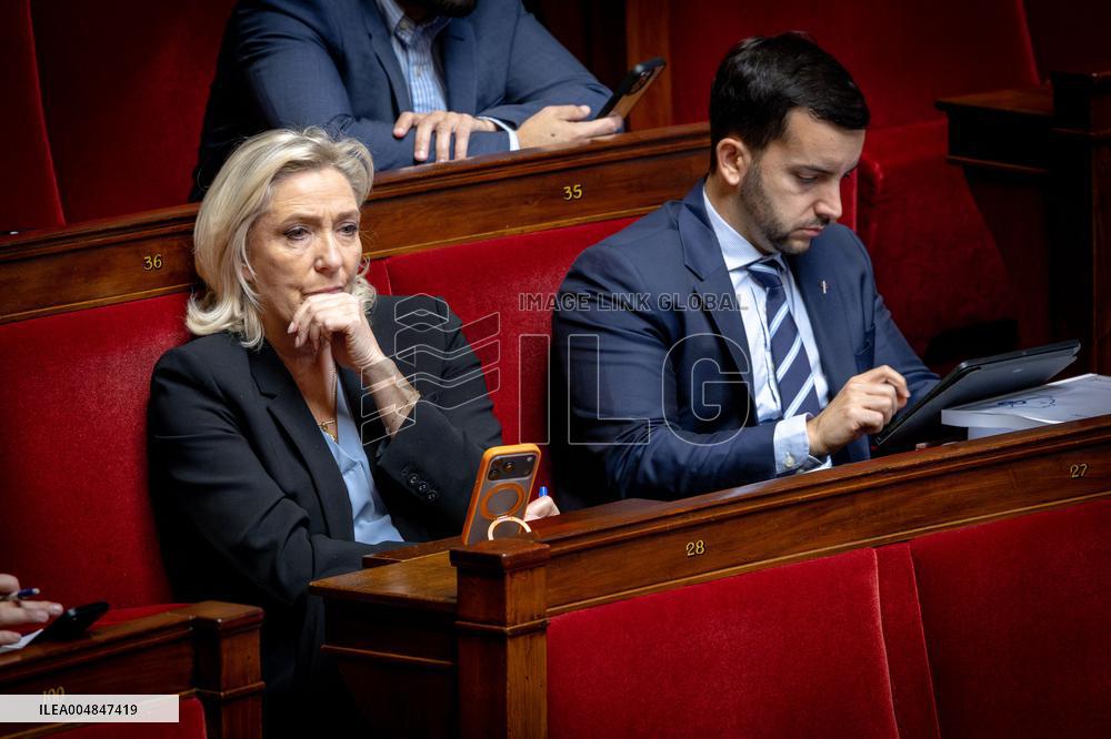 Examination of Draft Finance Bill at the National Assembly - Paris AJ