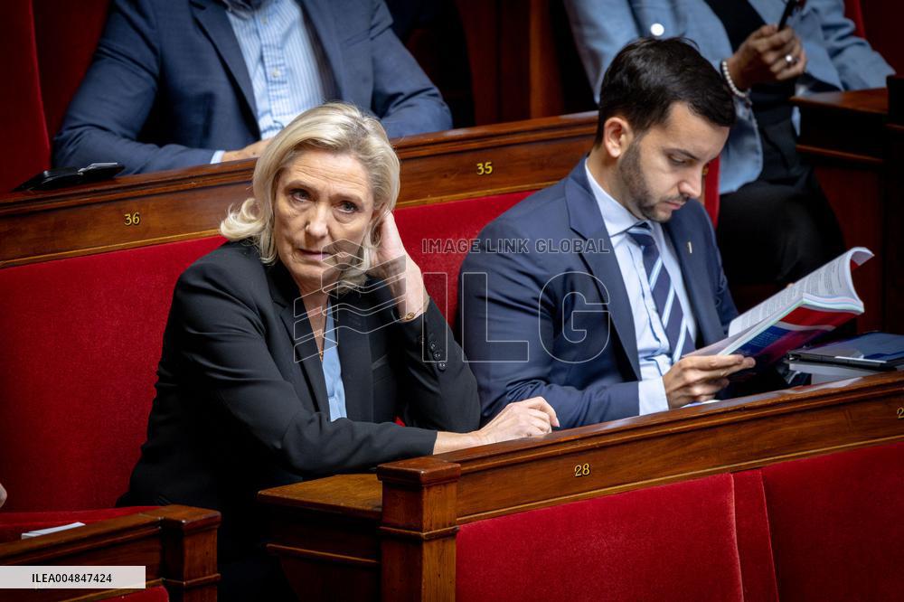 Examination of Draft Finance Bill at the National Assembly - Paris AJ